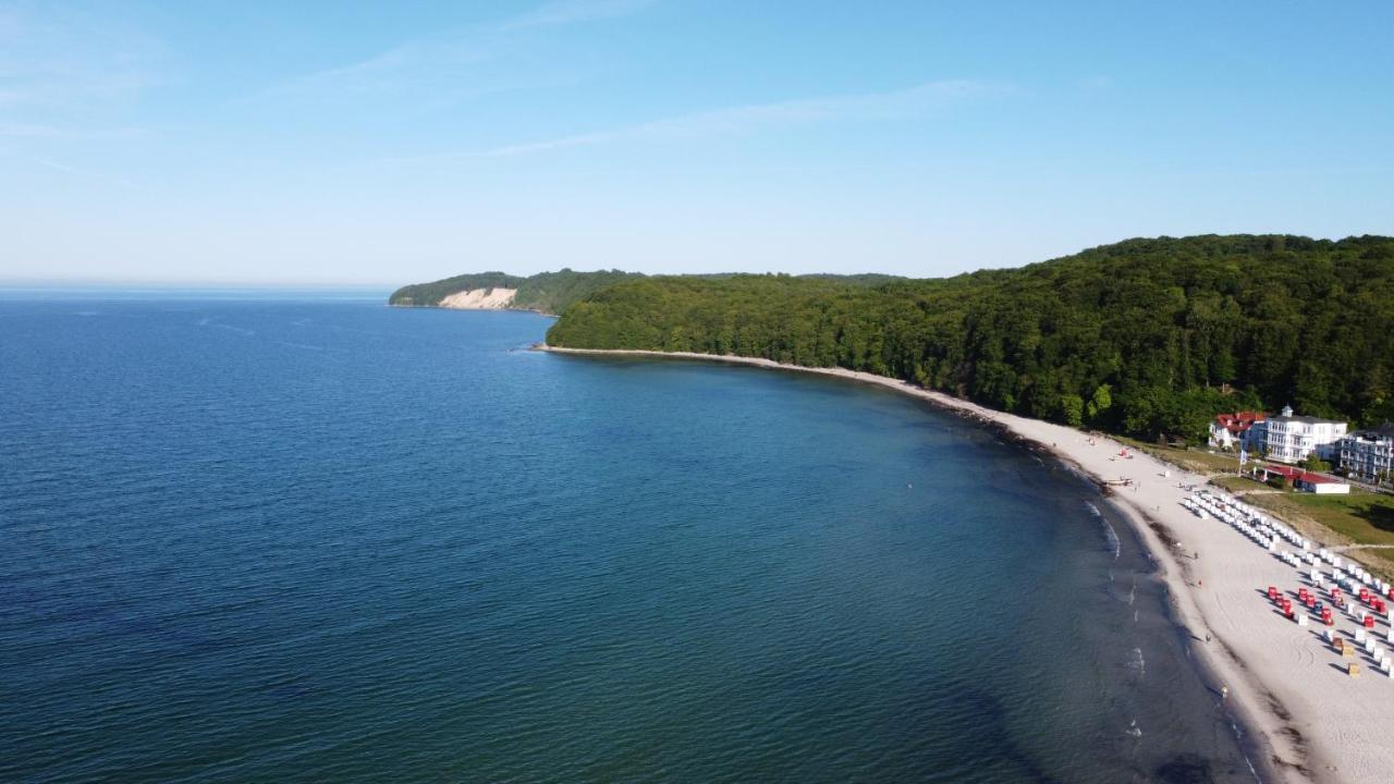 Strandvilla Gudrun Zur Meerseite Mit Balkon Binz Bagian luar foto